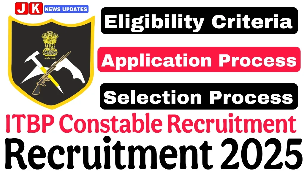 ITBP Constable Recruitment 2025