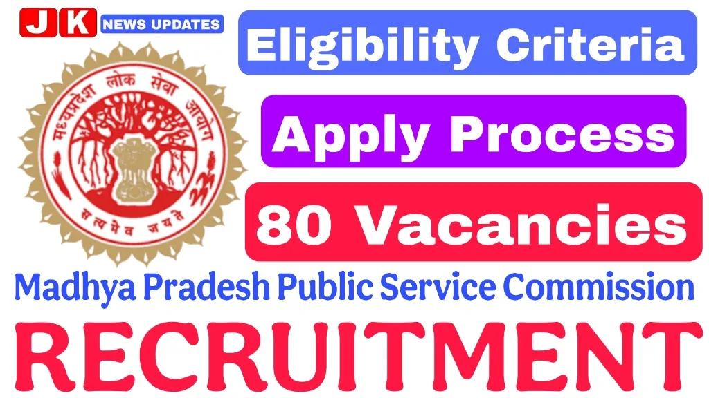 Madhya Pradesh Public Service Commission Recruitment